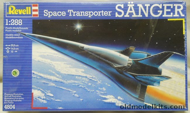 Revell 1/288 Sanger Space Transporter - Horus Orbital Glider / Cargus Payload Rocket, 4804 plastic model kit